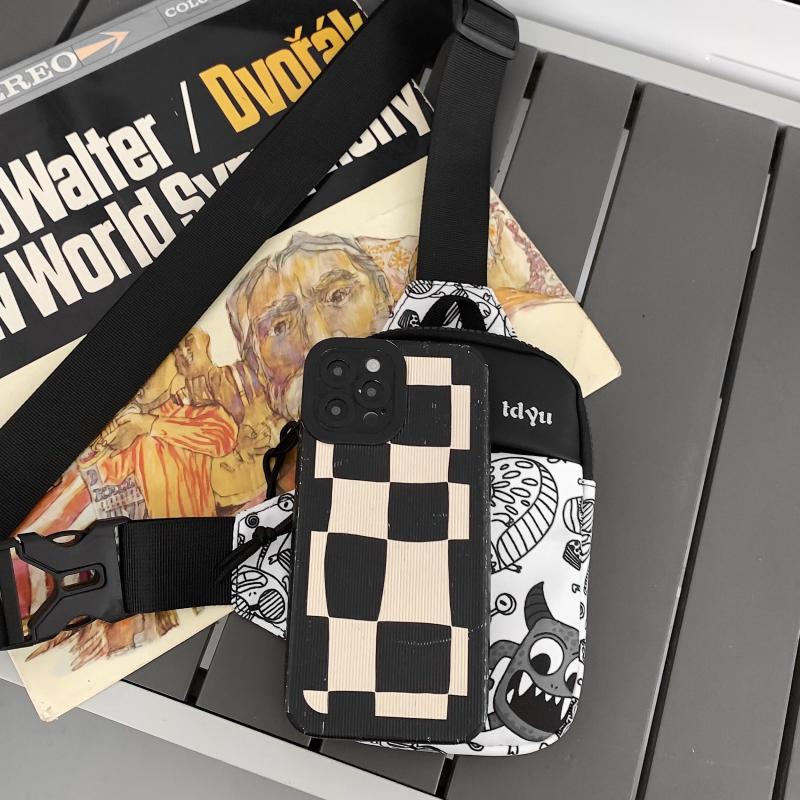 Cartoon Animal Graffiti Sling Bag for Sports Travel