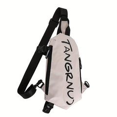 Letter Graphic Sling Bag Outdoor Sports Crossbody Bag