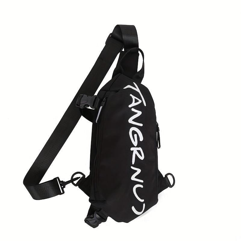 Letter Graphic Sling Bag Outdoor Sports Crossbody Bag