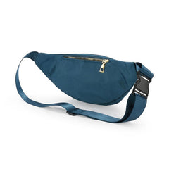 Embroidered Nylon Waist Bag Crossbody Bag