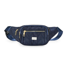 Embroidered Nylon Waist Bag Crossbody Bag