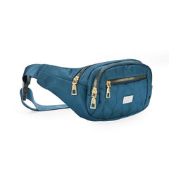 Embroidered Nylon Waist Bag Crossbody Bag