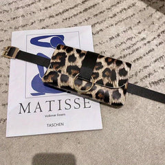 Stylish Animal Print Waist Bag for Outdoor
