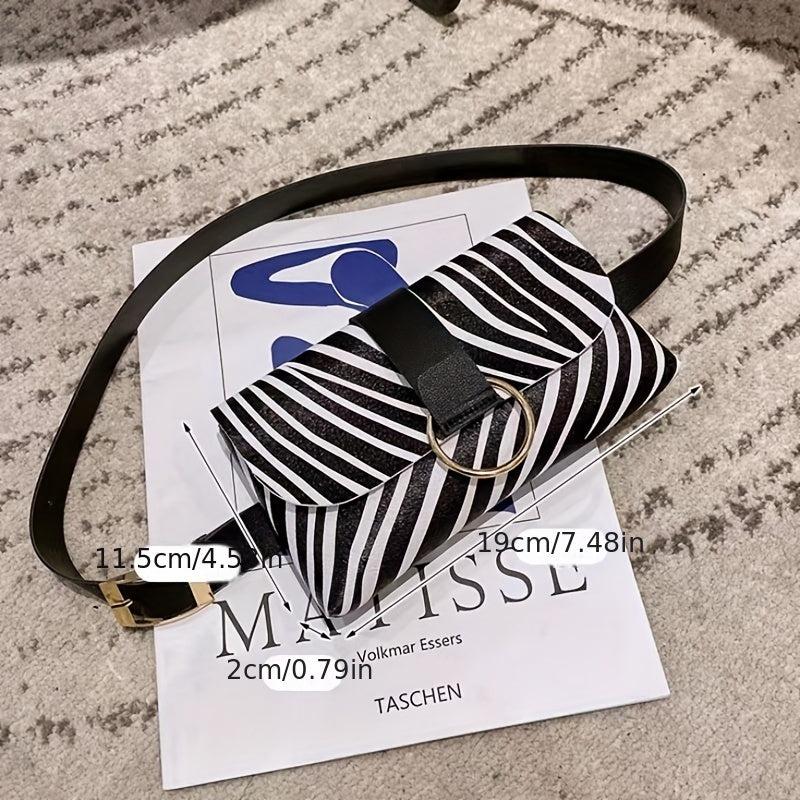 Stylish Animal Print Waist Bag for Outdoor