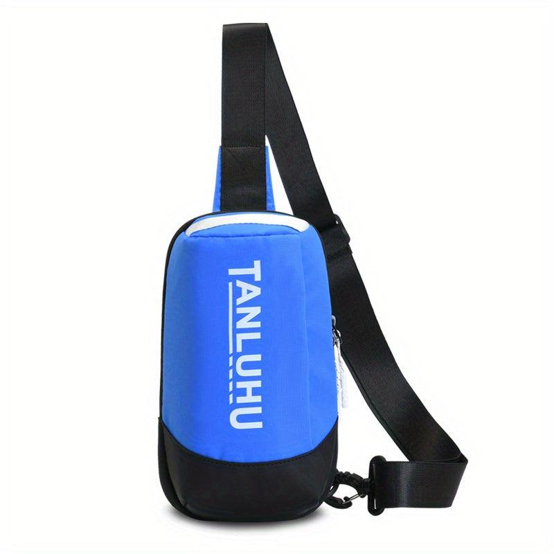 Letter Graphic Sling Bag Waterproof Crossbody Bag