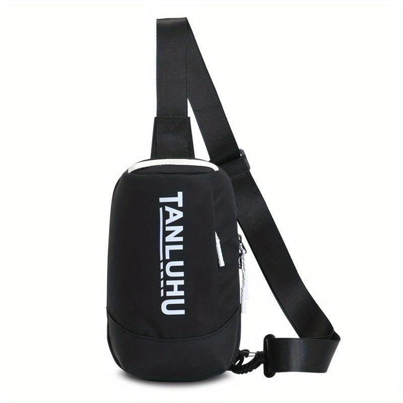 Letter Graphic Sling Bag Waterproof Crossbody Bag