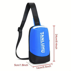 Letter Graphic Sling Bag Waterproof Crossbody Bag