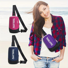 Letter Graphic Sling Bag Waterproof Crossbody Bag