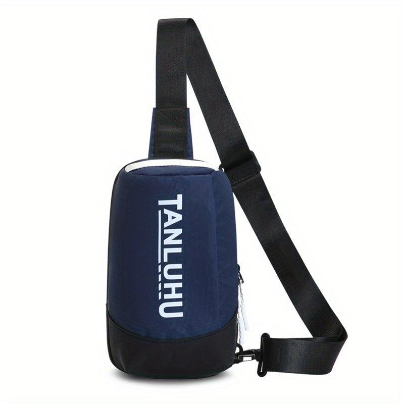 Letter Graphic Sling Bag Waterproof Crossbody Bag