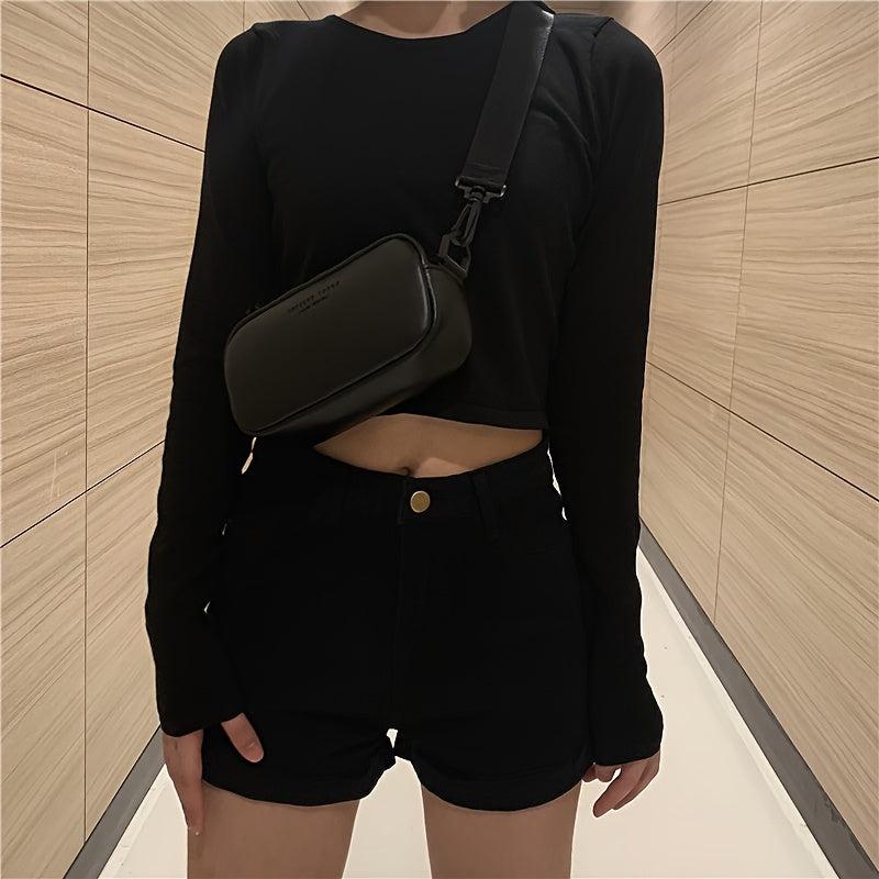 Alphabet Belt Bag Wide Shoulder Strap Crossbody Bag 4 33 7 28 2 55 Inch