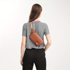 Vintage Crossbody Chest Bag Sports Fitness Gym Bag Outdoor Travel Sling Bag