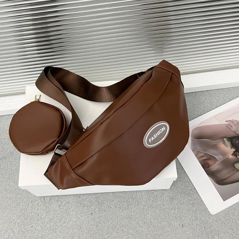Minimalist Belt Zipper Bag Crossbody Waist Bag Women's Outdoor