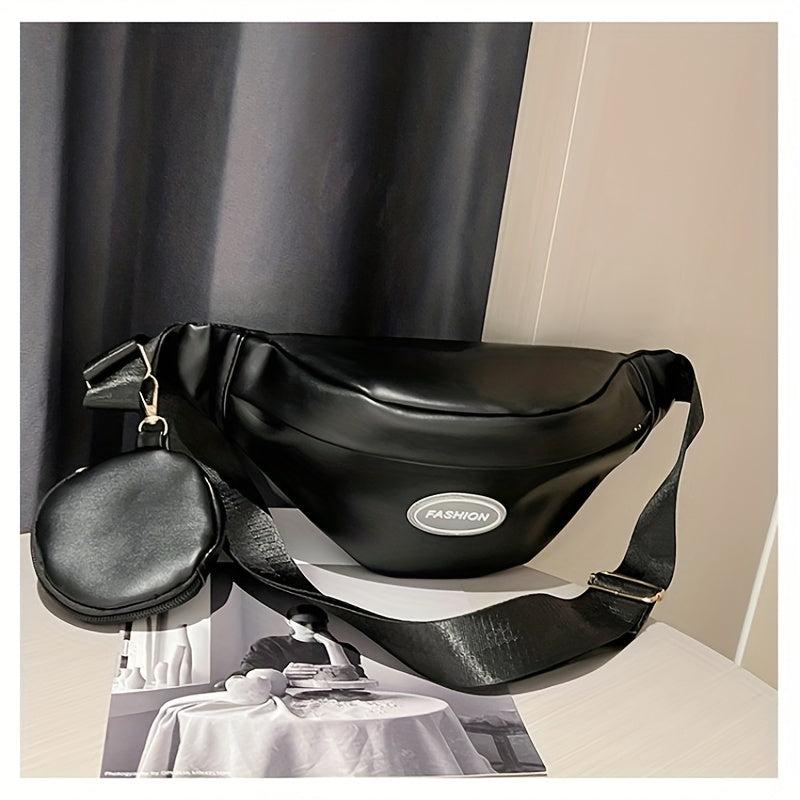 Minimalist Belt Zipper Bag Crossbody Waist Bag Women's Outdoor