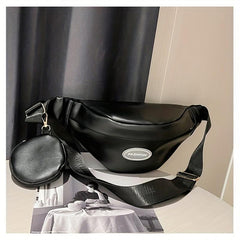 Minimalist Belt Zipper Bag Crossbody Waist Bag Women's Outdoor