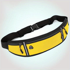 Sports Canvas Belt Bag Reflective Running Waist Bag Lightweight