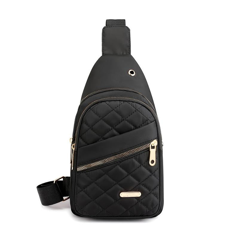 Quilted Classic Sling Bag Women's Chest Bag