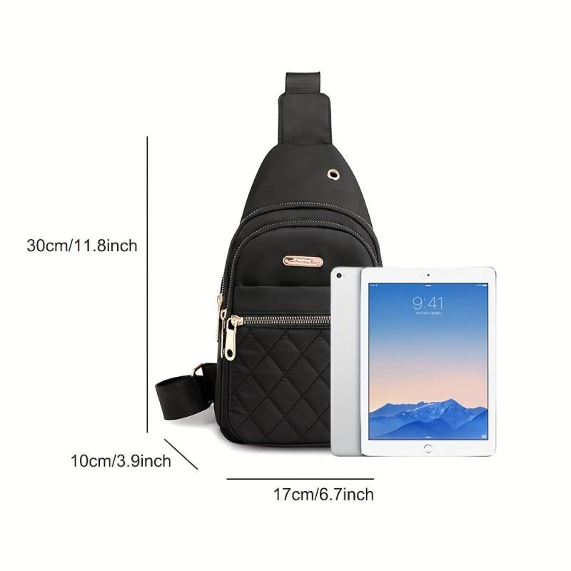Quilted Classic Sling Bag Women's Chest Bag