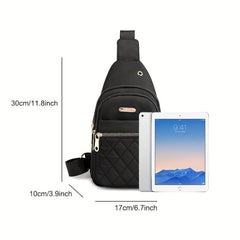 Quilted Classic Sling Bag Women's Chest Bag