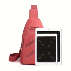 Nylon Foldable Chest Bag Casual Crossbody Waist Bag