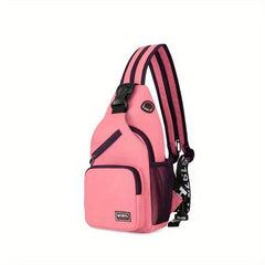 Nylon Foldable Chest Bag Casual Crossbody Waist Bag