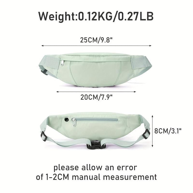 Portable Sling Bag Minimalist Chest Bag for Hiking Running