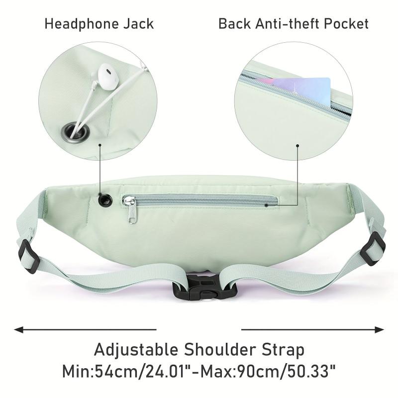 Portable Sling Bag Minimalist Chest Bag for Hiking Running