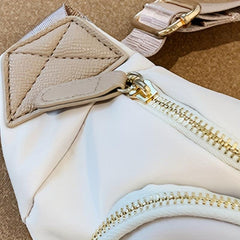 Colorblock Chest Zipper Bag Women's Crossbody Purse