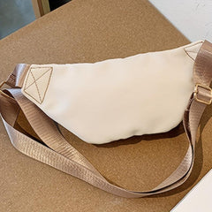 Colorblock Chest Zipper Bag Women's Crossbody Purse