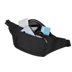 Minimalist Solid Fancy Pack Sports Zipper Waist Bag