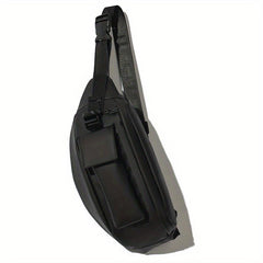 Waterproof PU Leather Chest Bag Unisex Solid Street Style Crossbody Bag