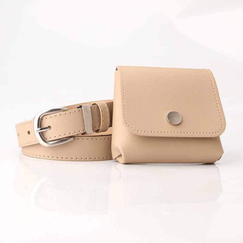 Minimalist Solid Waist Bag Classic Storage Pouch