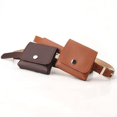 Minimalist Solid Waist Bag Classic Storage Pouch
