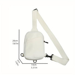 Nylon Crossbody Chest Bag Lightweight Fanny Pack