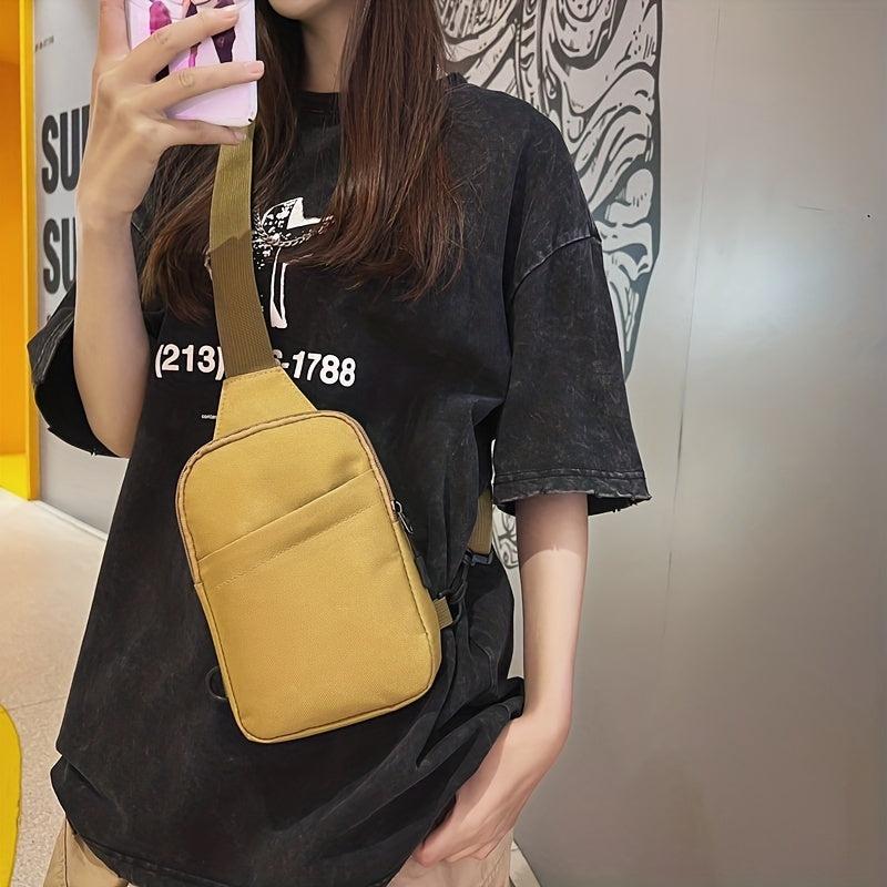 Nylon Crossbody Chest Bag Lightweight Fanny Pack