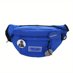 Outdoor Casual Chest Bag Nylon Lightweight Adjustable Strap Crossbody Bag
