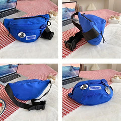 Outdoor Casual Chest Bag Nylon Lightweight Adjustable Strap Crossbody Bag