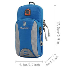Mini Zipper Phone Arm Bag Crossbody Wrist Sports Bag