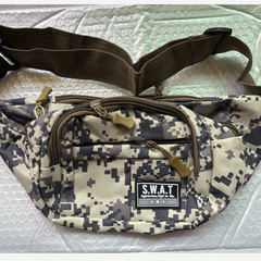Casual Zipper Waist Bag All Match Belt Bag Multifunctional Sports Bag