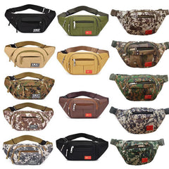 Casual Zipper Waist Bag All Match Belt Bag Multifunctional Sports Bag
