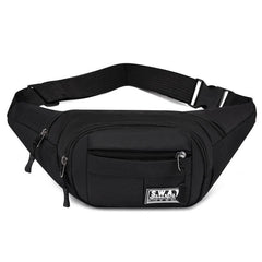 Casual Zipper Waist Bag All Match Belt Bag Multifunctional Sports Bag