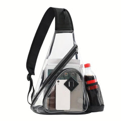 Large Sling Bag Zipper Travel Chest Bag