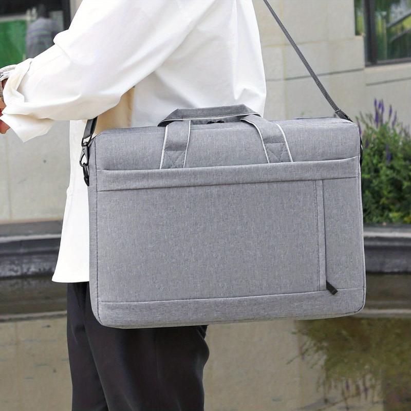 Grey Laptop Bag Fits 35-56-38 Laptop Business Commuter Briefcase