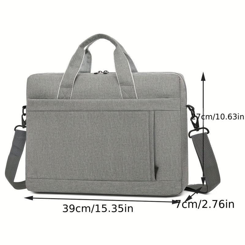 Grey Laptop Bag Fits 35-56-38 Laptop Business Commuter Briefcase