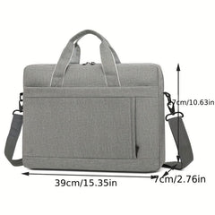 Grey Laptop Bag Fits 35-56-38 Laptop Business Commuter Briefcase