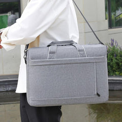 Grey Laptop Bag Fits 35-56-38 Laptop Business Commuter Briefcase