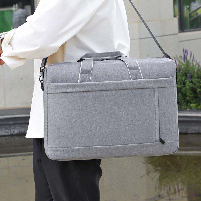Grey Laptop Bag Fits 35-56-38 Laptop Business Commuter Briefcase