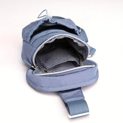 Drawstring Sling Bag Nylon Crossbody for Women