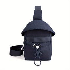 Drawstring Sling Bag Nylon Crossbody for Women