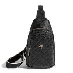 Plaid Quilted Chest Bag Multifunctional Bag Adjustable Strap