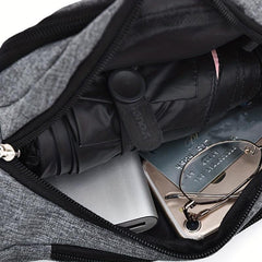 Waterproof Nylon Crossbody Bag Sports Fitness Gym Chest Bag